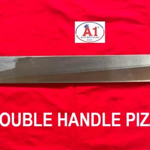 BLACK DOUBLE HANDLE PIZZA KNIFE